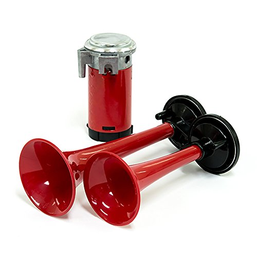 Amazon.co.jp: CAR-CH05 Horn 12V Yankee 2 Rows Red : Automotive
